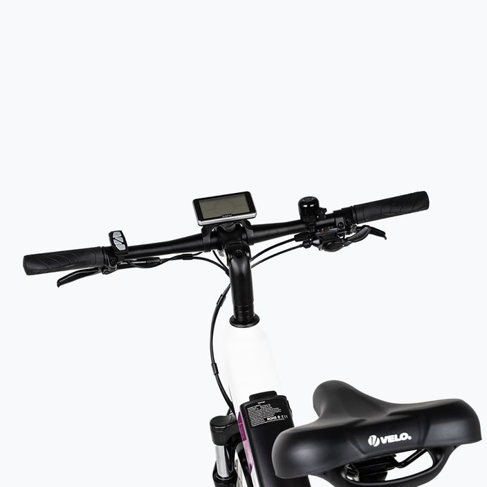 Bicicletta elettrica LOVELEC Triago Low Step 36V 15Ah 540Wh bianca/rosa 2