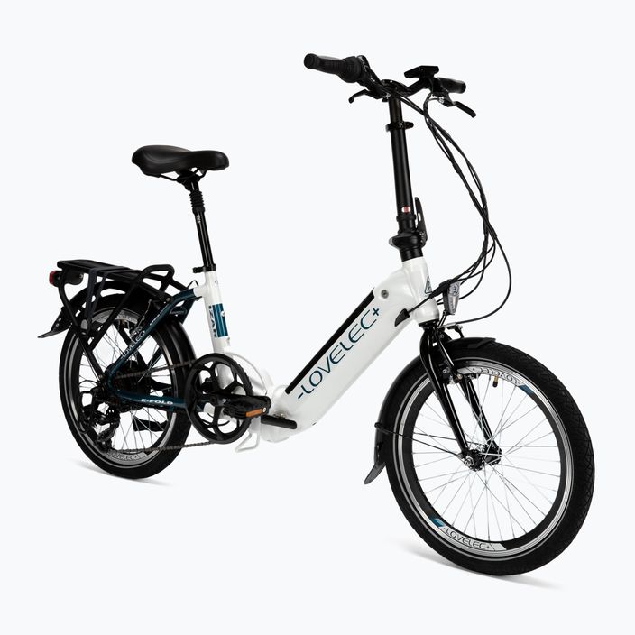 LOVELEC Izar 36V 12Ah 432Wh 2022 bicicletta elettrica pieghevole bianca 2
