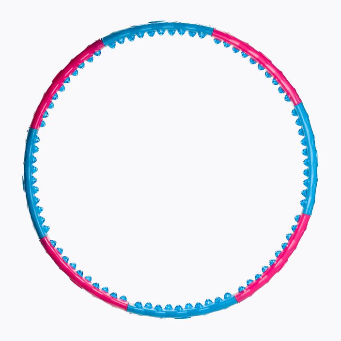 InSPORTline Weight Hoop hula hoop magnetico 110 cm blu-rosa 6858