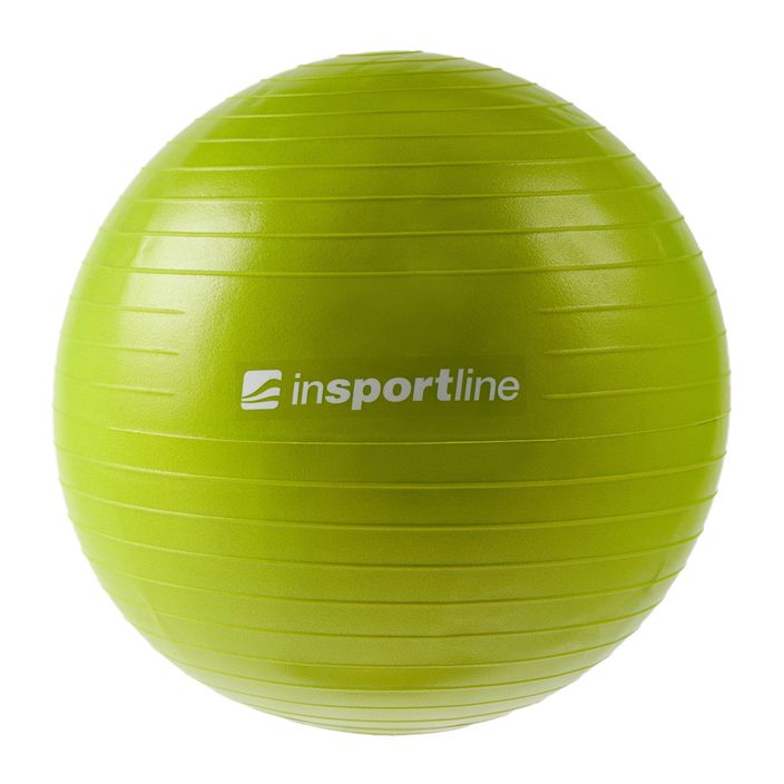 Palla da ginnastica InSPORTline verde 3909-6 55 cm 2