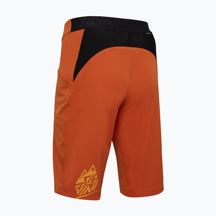 Pantaloncini da ciclismo da uomo SILVINI Fabriano arancione 2