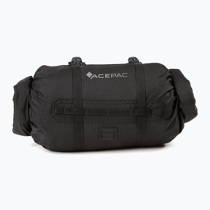 Borsa da manubrio per bicicletta Acepac Mini Bar Roll MKIII 7 l nero 2