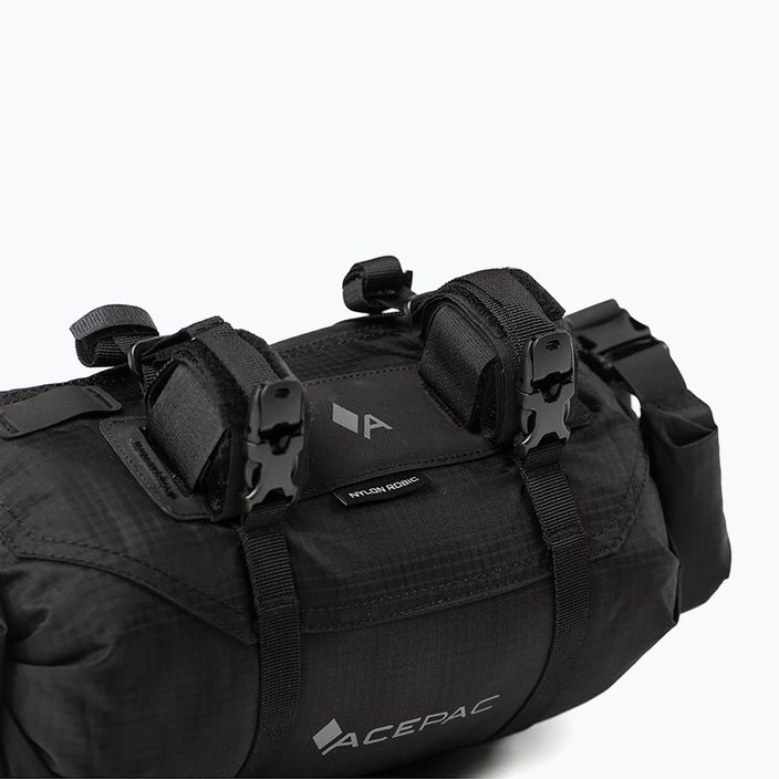 Borsa da manubrio per bicicletta Acepac Mini Bar Roll MKIII 7 l nero 5