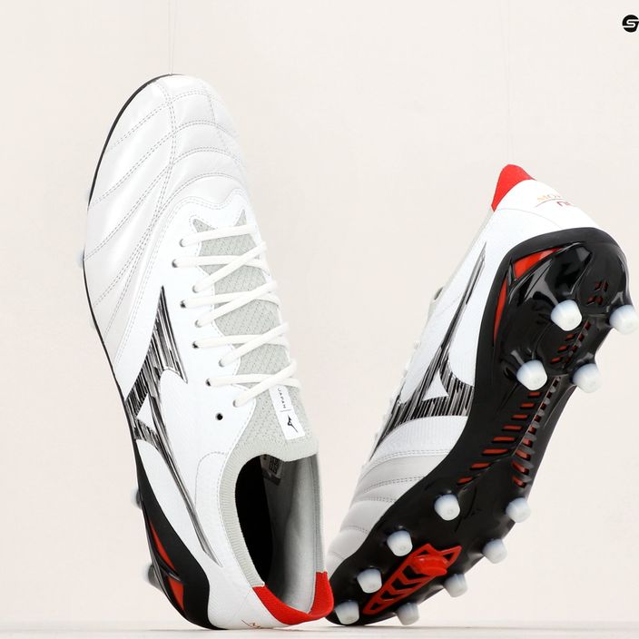 Mizuno Morelia Neo IV Beta JP MD scarpe da calcio uomo bianco/nero/rosso cinese 13