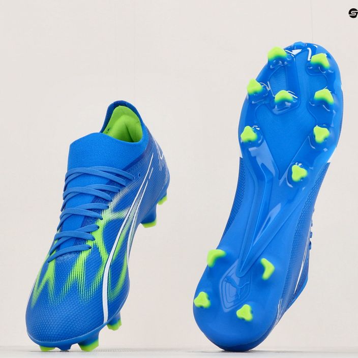 PUMA Ultra Match FG/AG scarpe da calcio uomo ultra blu/puma bianco/verde 12