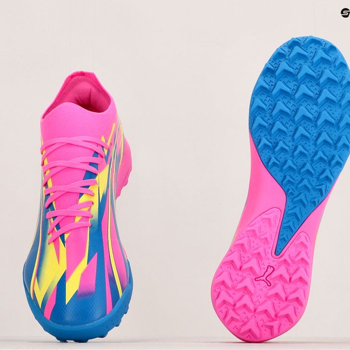 PUMA Ultra Match Energy TT scarpe da calcio da uomo rosa luminoso/giallo allerta/ultra blu 14