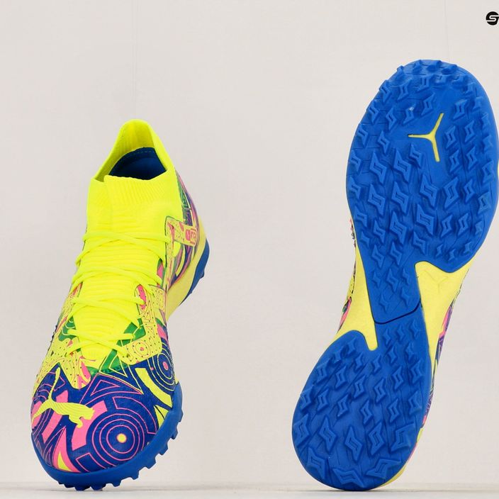 PUMA Future Match Energy TT scarpe da calcio da uomo ultra blu/allarme giallo/rosa luminoso 20