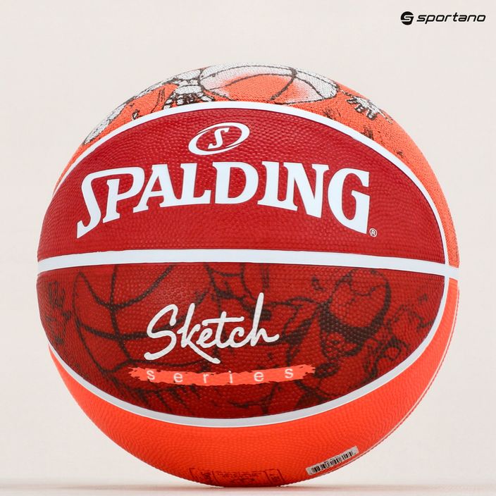 Spalding schizzo Dribble basket rosso / bianco dimensioni 7 6