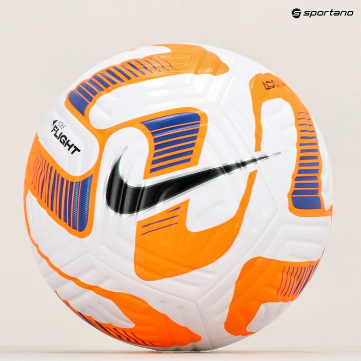 Nike volo bianco / totale arancione / nero calcio dimensioni 5 6
