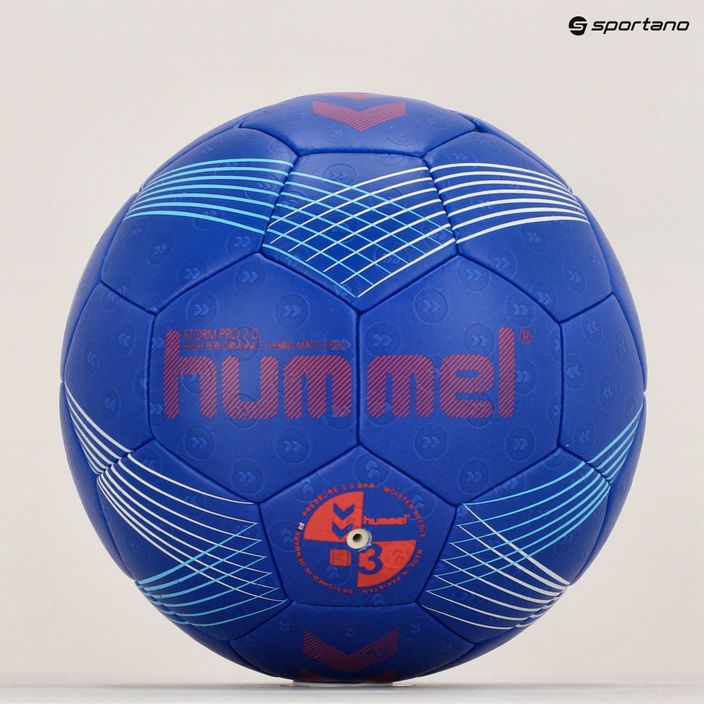 Hummel Storm Pro 2.0 HB pallamano blu/rosso taglia 3 5