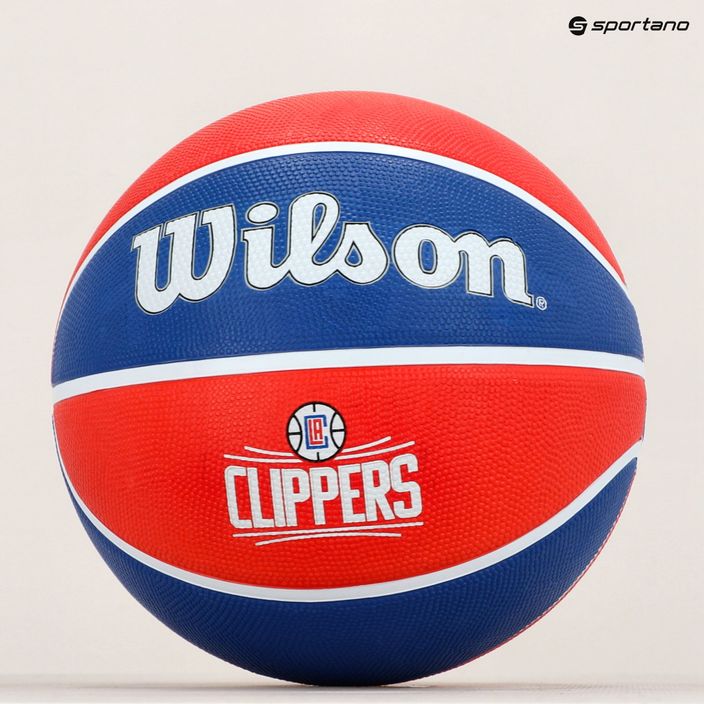 Wilson basket NBA Team Tribute Los Angeles Clippers rosso taglia 7 7