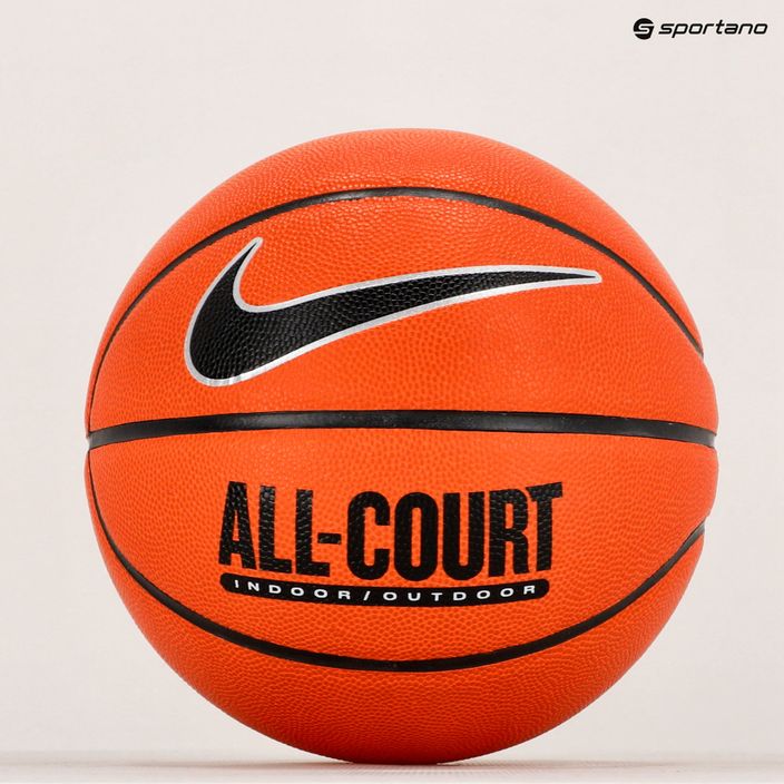Nike All Court 8P sgonfiato ambra / nero / argento metallico basket taglia 6 6