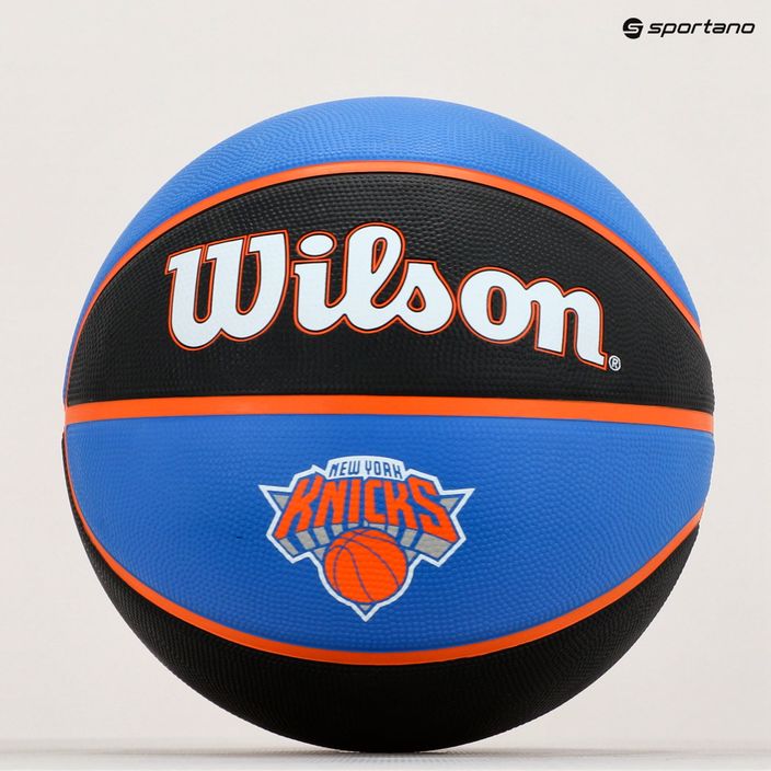 Wilson NBA Team Tribute New York Knicks basket blu taglia 7 7