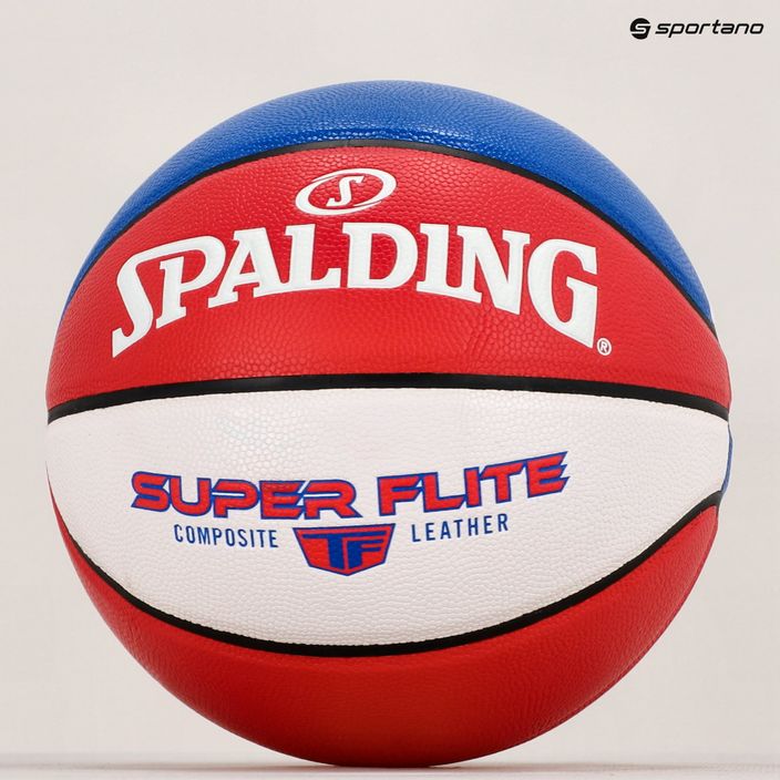 Spalding Super Flite basket rosso/bianco/blu dimensioni 7 5