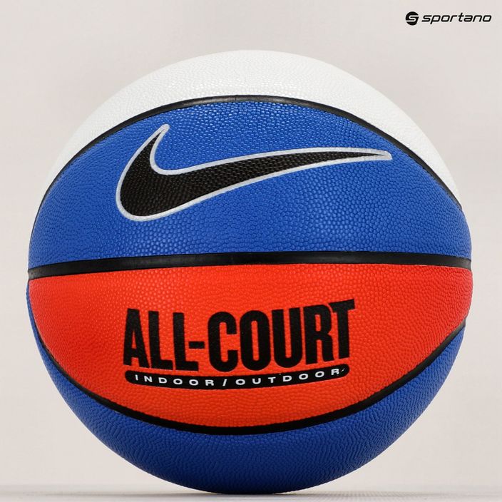 Nike tutti i giorni All Court 8P sgonfio basket gioco royal / nero / argento metallico dimensioni 7 4