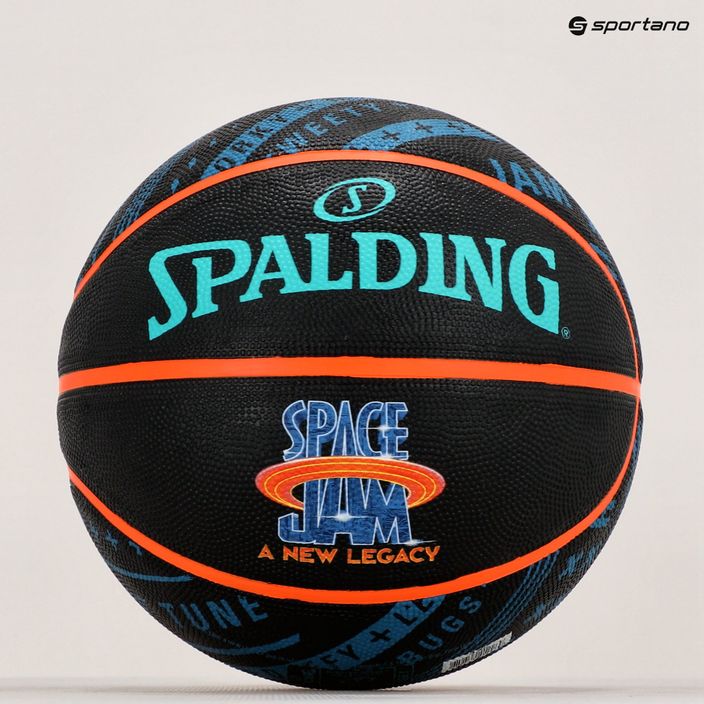 Spalding Bugs 3 basket nero/blu dimensioni 7 5