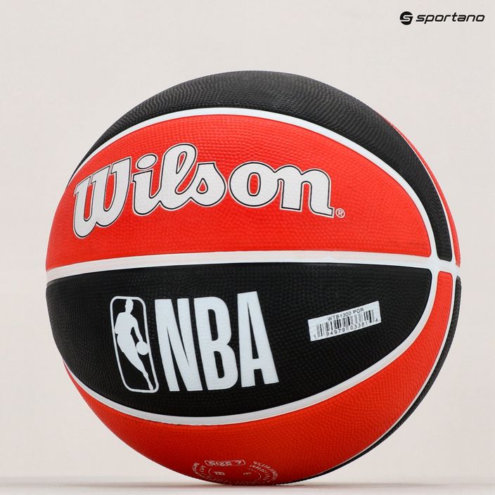 Wilson NBA Team Tribute Portland Trail Blazers basket rosso taglia 7 6