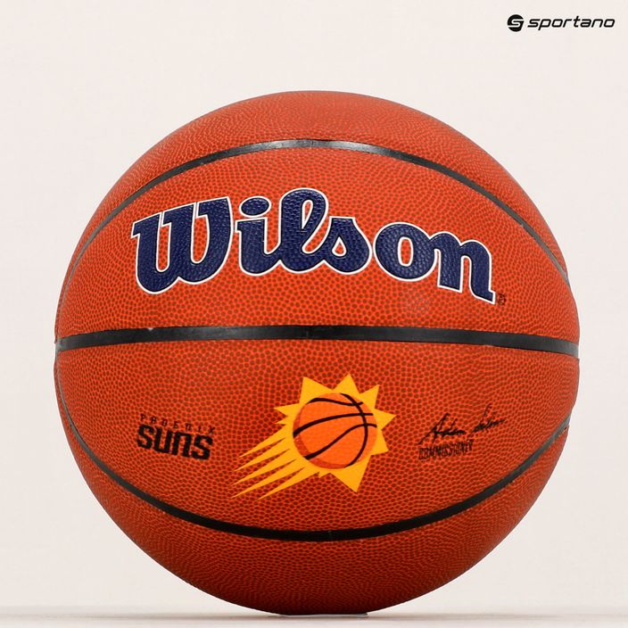 Wilson NBA Team Alliance Phoenix Suns marrone taglia 7 basket 6