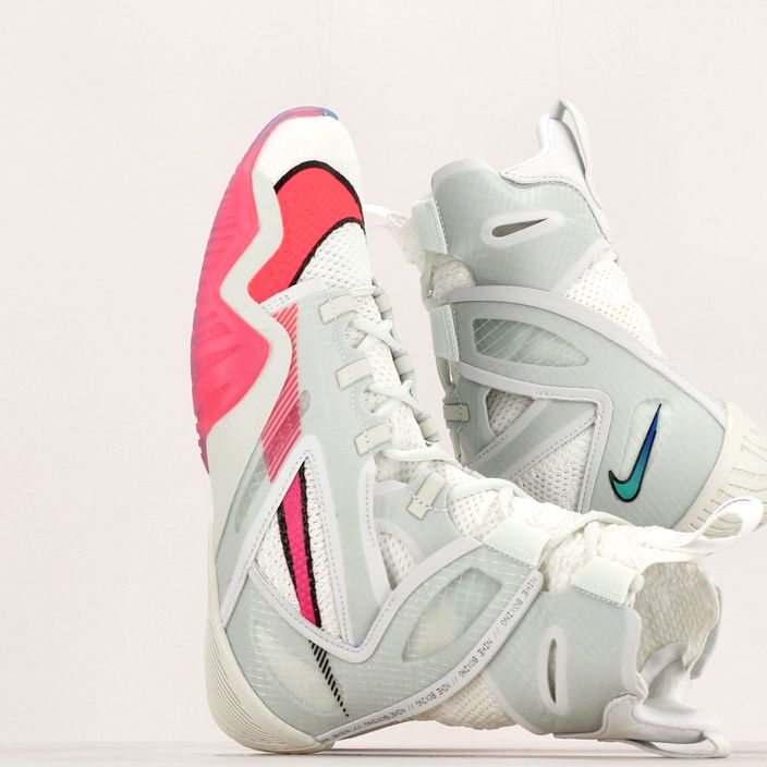 Nike Hyperko 2 LE bianco / rosa blast / blu freddo / Hyper scarpe da boxe 11
