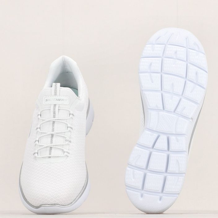 SKECHERS scarpe da donna Summits bianco/argento 18