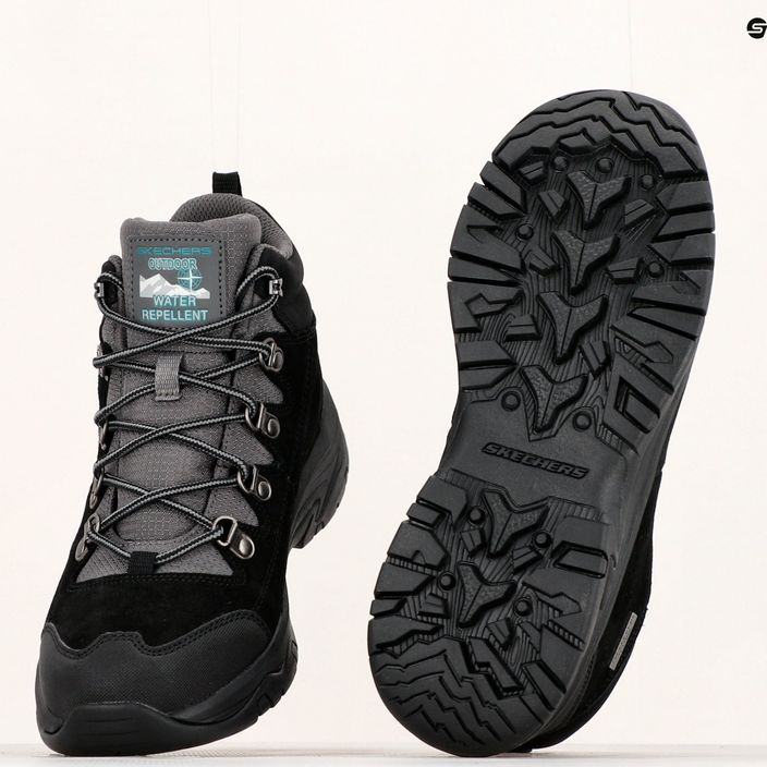 SKECHERS scarpe da donna Trego El Capitan nero/grigio 14