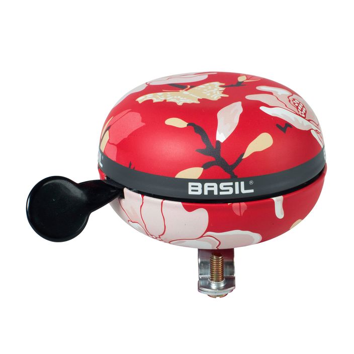 Basil Magnolia Big Bell campanello di bicicletta rosso papavero 2