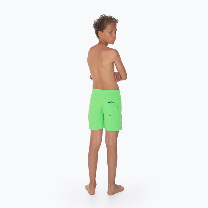 Pantaloncini da bagno per bambini Protest Culture verde neon 6