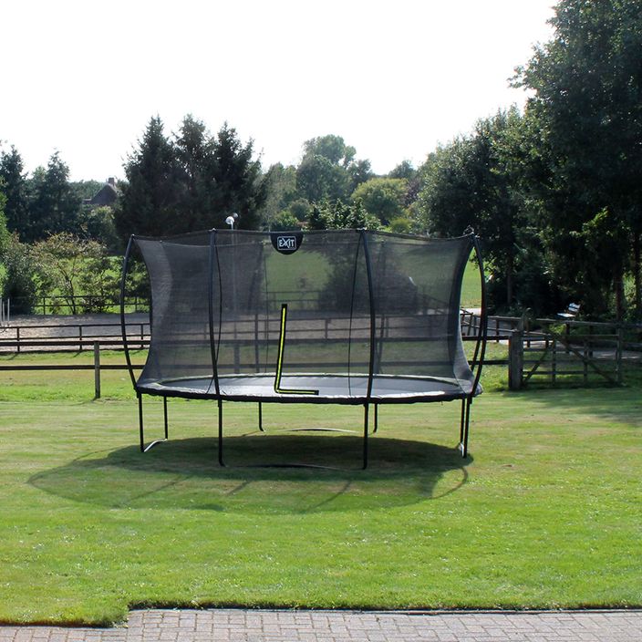 EXIT Silhouette 366 cm trampolino da giardino nero 5