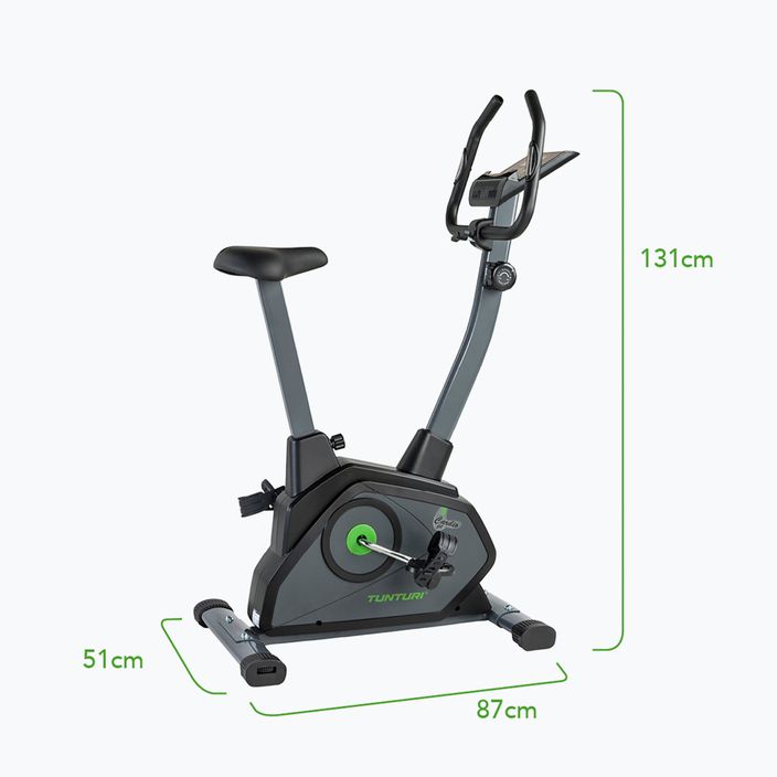 Bicicletta stazionaria Tunturi Cardio Fit B35 nero 10