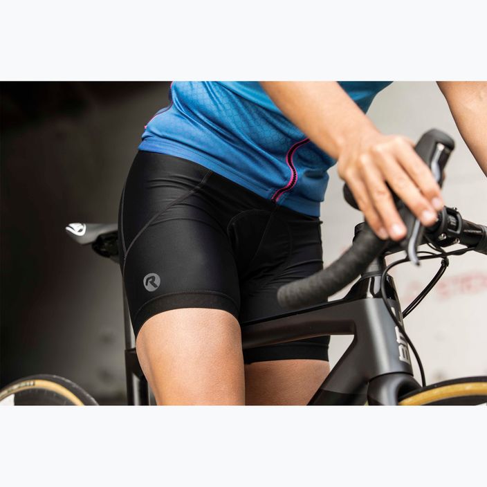 Pantaloncini da ciclismo da donna Rogelli Core nero 5