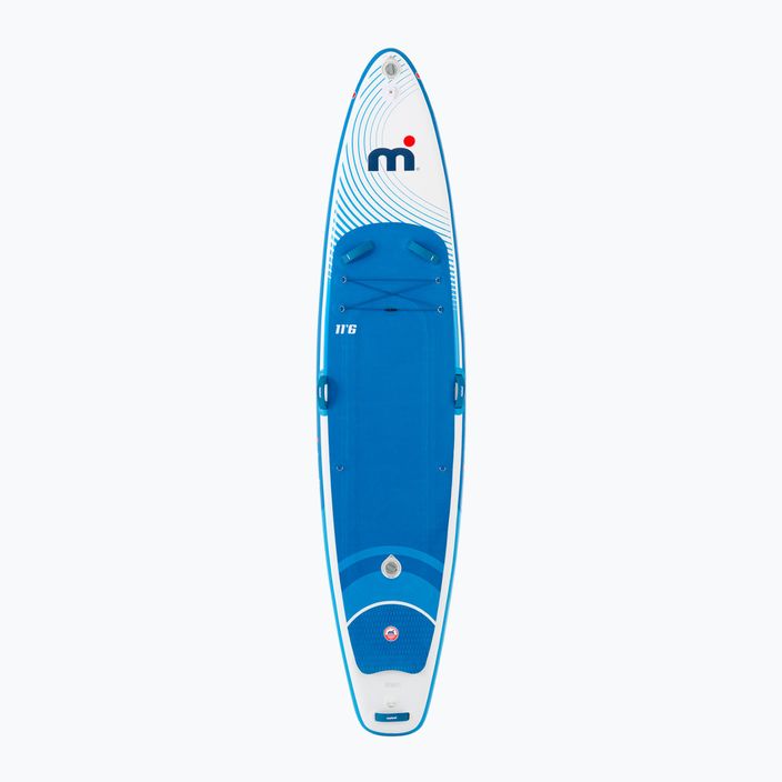 Tavola da SUP Mistral Sunburst Double Club 11'6" tavola bianca/verde 2