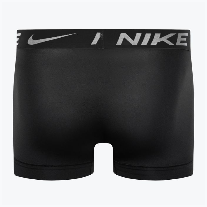 Uomo Nike Dri-Fit Essential Micro Trunk boxer 3 paia nero/rosso/blu fulmine wb 9