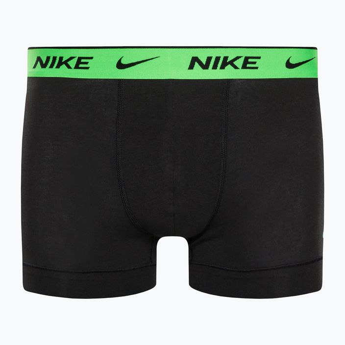 Uomo Nike Everyday Cotton Stretch Trunk boxer 3 paia stampa geo block/grigio freddo/nero 8