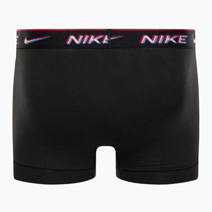 Uomo Nike Everyday Cotton Stretch Trunk boxer 3 paia nero/trasparenza wb 9