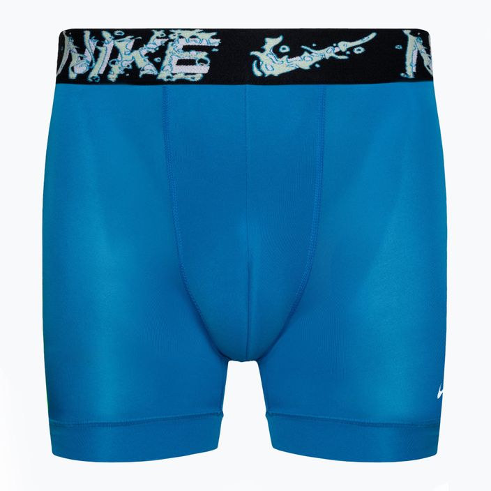 Uomo Nike Dri-Fit Essential Micro Boxer 3 paia nero/verde/blu 2