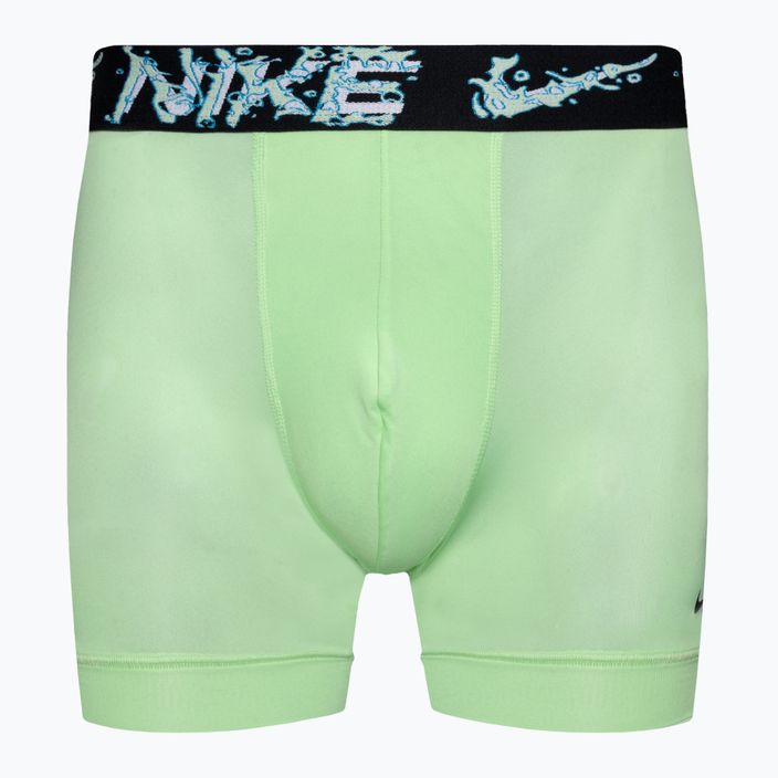Uomo Nike Dri-Fit Essential Micro Boxer 3 paia nero/verde/blu 3