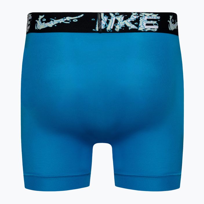 Uomo Nike Dri-Fit Essential Micro Boxer 3 paia nero/verde/blu 5