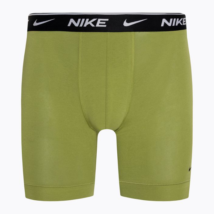 Boxer uomo Nike Everyday Cotton Stretch 3 paia pera/grigio cuoio/nero 2