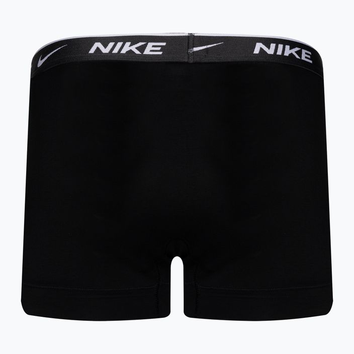 Uomo Nike Everyday Cotton Stretch Trunk boxer 3 paia nero/viola/arancio 5