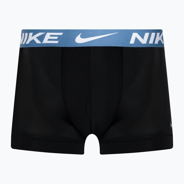 Uomo Nike Dri-Fit Essential Micro Trunk boxer 3 paia nero/blu stella/pera/antracite 2