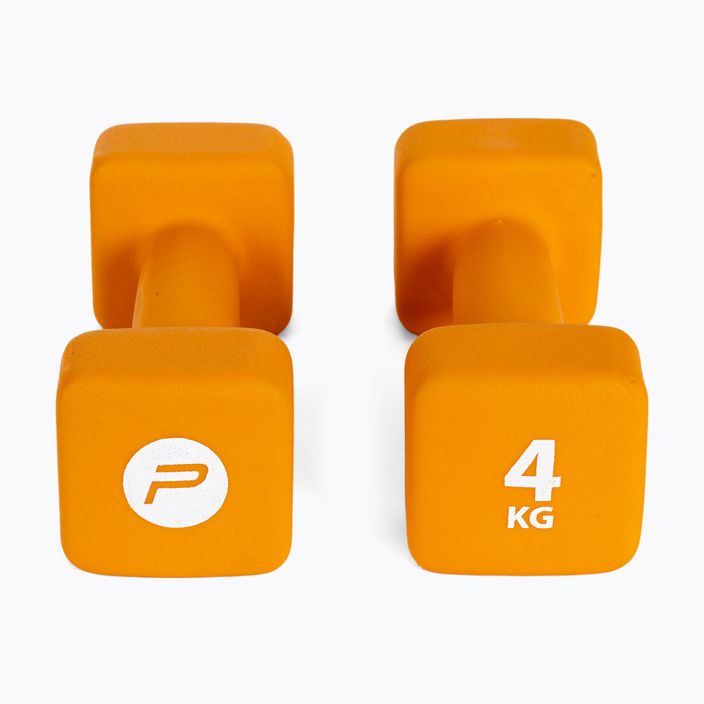Manubri in neoprene 4 kg Pure2Improve arancione P2I201420 3
