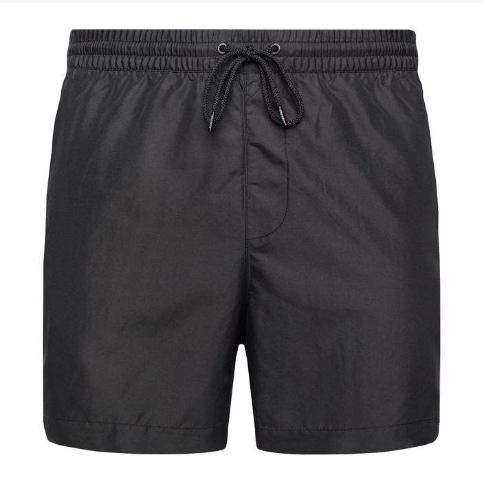Pantaloncini da bagno Calvin Klein Medium con coulisse da uomo, nero
