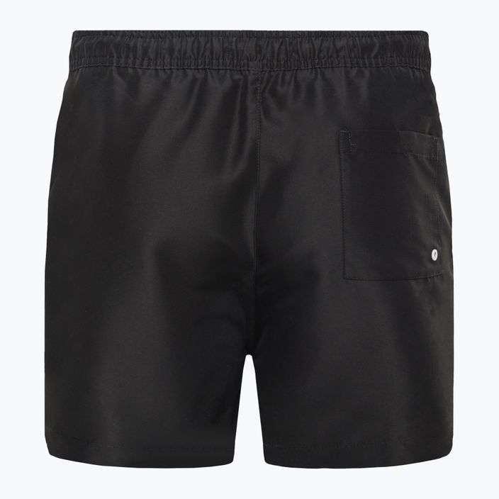 Pantaloncini da bagno Calvin Klein Medium con coulisse da uomo, nero 2