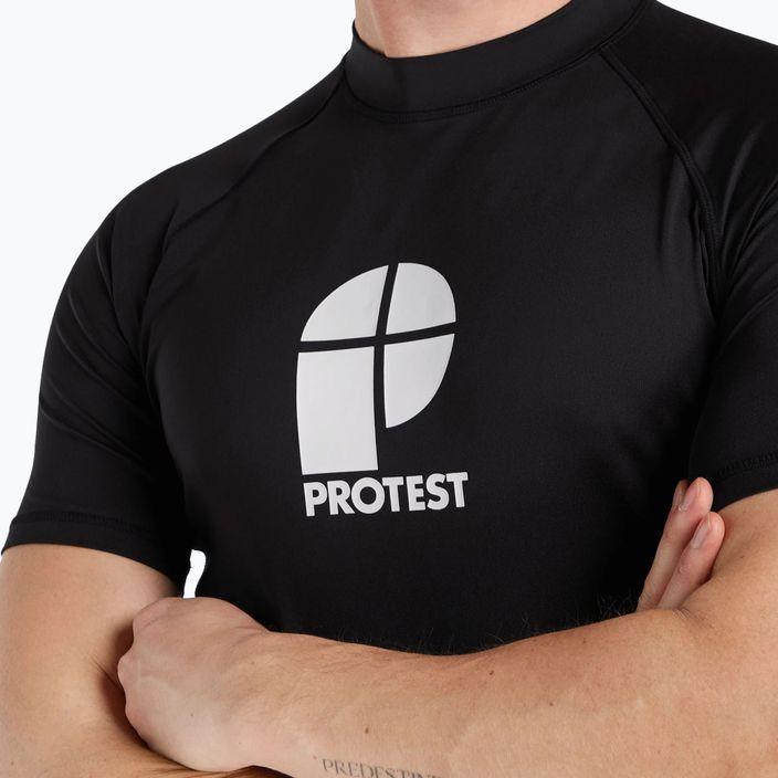 Camicia da bagno Protest Prtcater uomo nero vero 4