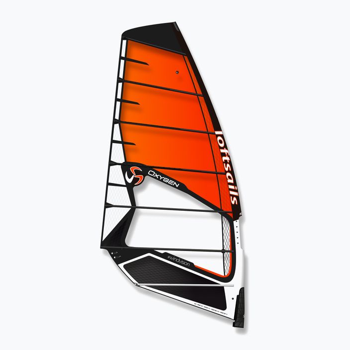 Vela da windsurf Loftsails 2022 Oxygen arancione