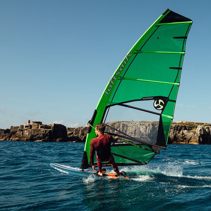 Vela da windsurf Loftsails 2022 Switchblade verde 2
