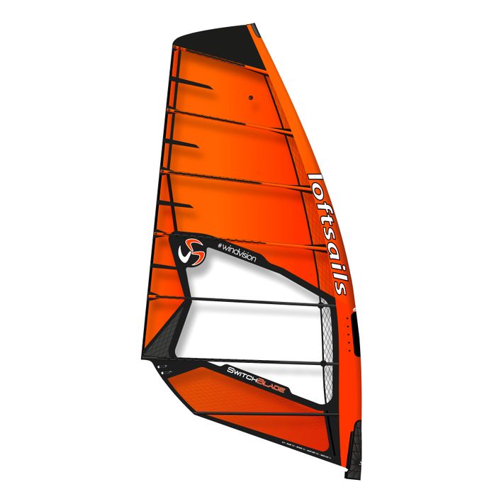 Vela da windsurf Loftsails 2022 Switchblade arancione 2