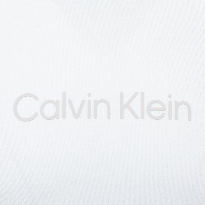 Calvin Klein Uomo Felpa con cappuccio bianco brillante 7