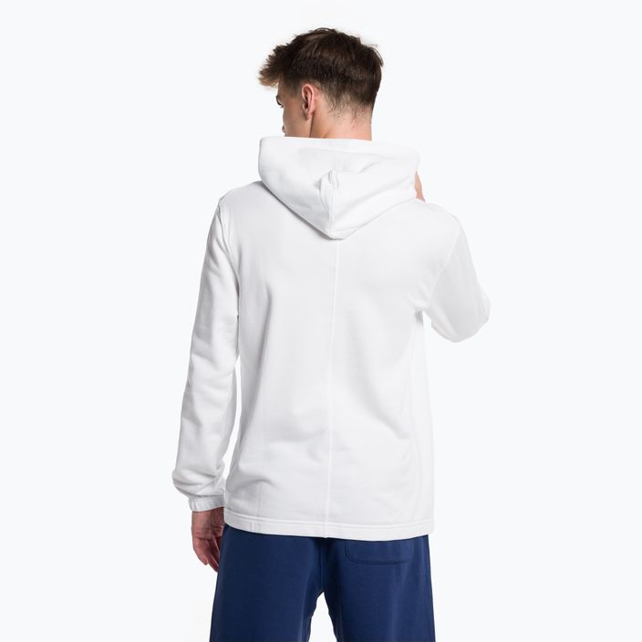 Calvin Klein Uomo Felpa con cappuccio bianco brillante 3