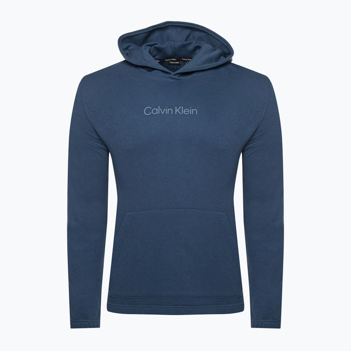 Felpa con cappuccio Calvin Klein Uomo blu pastello 5
